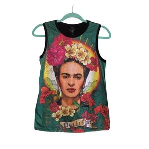 Frida Kahlo graphic tank top